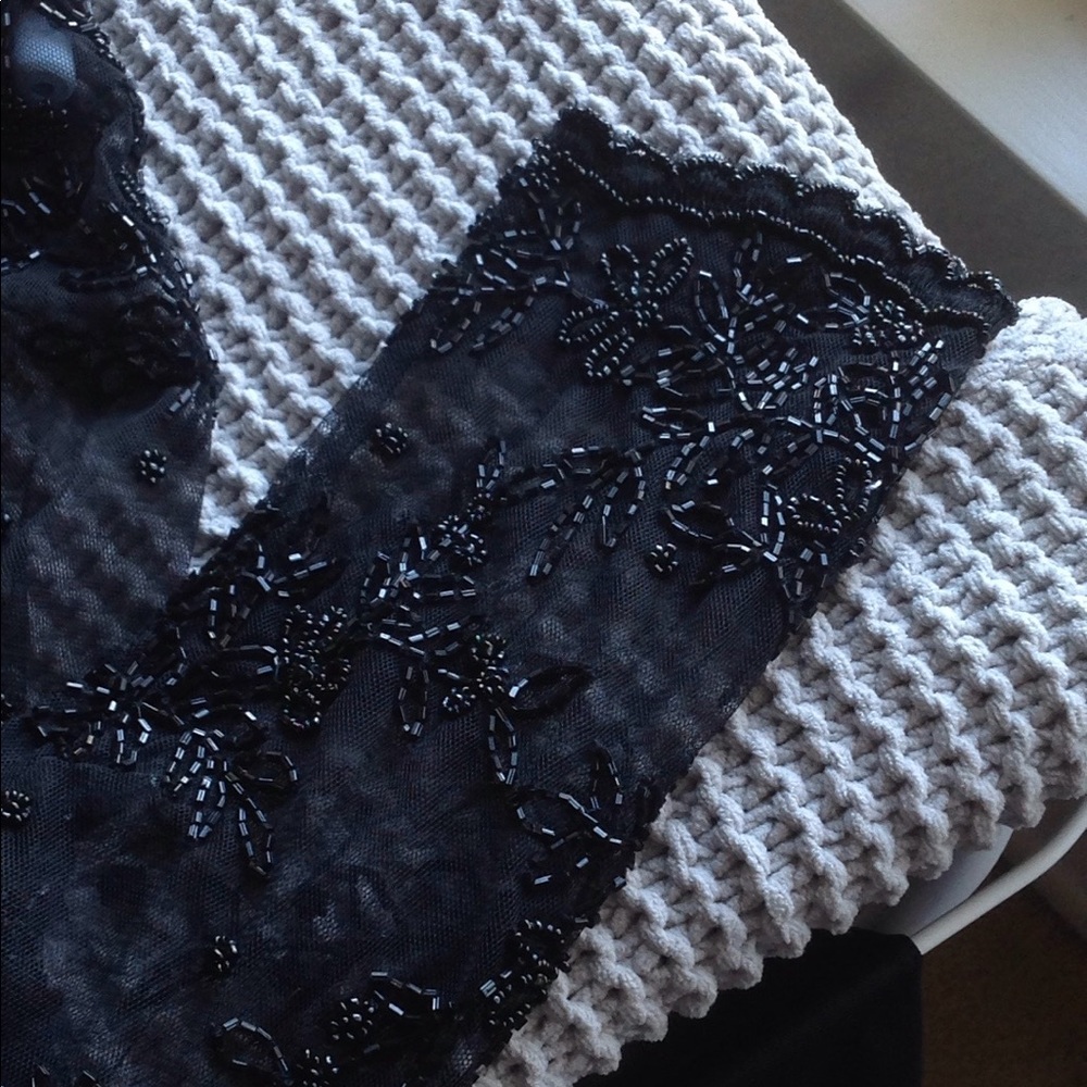 Scala Black Sequin Boho Jacket - image 3